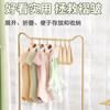 Perchero Plegable Multifuncional de Plástico para el Hogar Portátil para Colgar Ropa Perchero Ancho sin Costuras para Hombros Perchero de Almacenamiento Reforzado Venta al por Mayor