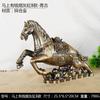 Metal Pintado Galvanizado Camello Tortuga Dragón Tortuga Inmediatamente Rico Rey León Sapo Dorado Ciervo Cenicero Decoración Artesanía