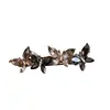 Pinza para el Cabello de Mariposa con Pedrería, Accesorio de Alta Gama para Cabello Semirecogido en la Parte Trasera de la Cabeza, Elegante Pasador para Madres, Pinza Recta para el Cabello, Pinza de Resorte