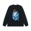 Marca de Moda Suministro Mayorista Transfronterizo Comercio Exterior Camiseta de Manga Larga Pe Pesado 300g Tiburón Top Tee 2