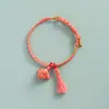 Pulsera de Cuerda Colorida del Festival del Bote del Dragón, Pulsera de Hilo de Cinco Colores Zongzi Tejida a Mano, Accesorio de Cuerda Tejido a Mano Estilo Tradicional Chino