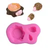 Molde de Silicona para Hornear Tocón Erizo Molde de Silicona para Césped Molde de Silicona Líquida para Yeso Molde de Silicona para Fondant
