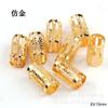 50 pelucas trenza sucia 10mm15mm anillo especial para el cabello anillo conector hueco anillo para extensión de cabello trenzado accesorios