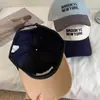 Gorra de Béisbol Casual con Bordado de Letras y Bloques de Color Estilo Coreano Ins, Nuevo Color, para Mujer, Gorra Versátil de Copa Suave con Pico de Pato para Primavera y Verano, para Hombres Modernos