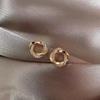 Súper bonitos ~ Súper de hadas aretes combinables diseño nicho de lujo ligero sentido ins temperamento de dama aretes simples para mujer