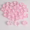 Contas de Vidro Lisas com Furo Reto em Formato de Coração Gradiente Gota d'Água Pétalas Estrela de Cinco Pontas DIY Materiais para Roupas e Grampos de Cabelo Feitos à Mão