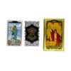 Baralho de Tarot Dourado Waite Carta de Tarot Tarot Impressão Colorida Carta de Tarot PVC Impermeável Jogo de Mesa de Tarot Toalha de Mesa