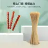 Fabricante de Brochetas de Bambú para Barbacoa al por Mayor 100 Piezas de Brochetas Fritas Picantes Pollo Filete Brochetas de Cordero Personalizadas