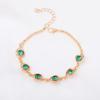 Joyería Transfronteriza Europea y Americana de Venta Caliente Amor Calado Colorido Pulsera de un Diamante Juego de Joyería Joyería de Moda Fábrica Venta al por Mayor