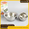 Conjunto de cilindros de cinco peças para bacia de salada portátil de aço inoxidável ao ar livre com balança de cozimento misturando temperos da bacia de ovos