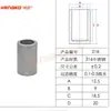 Tubo de Filtro de Acero Inoxidable Poroso para Filtración de Gas y Ventilación, Elemento Filtrante Sinterizado en Polvo de Núcleo de Titanio Microporoso, Tubo de Cartucho de Filtro Sinterizado