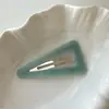 Pinza para el pelo de acetato elegante estilo coreano, clip lateral de triángulo hueco, pasador de gama alta, clip para flequillo, accesorio para el cabello