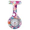 Reloj de silicona de comercio exterior con estampado de reloj de cuarzo colgante, pulsera con alfiler, reloj de enfermera