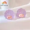 Acessórios 3D de Desenho Animado para DIY, Ovelhinhas Coloridas Galvanizadas, Figurinhas Luminosas, Pequenos Enfeites Atacado, Figurinhas de Resina Luminosas