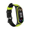 Para Xiaomi 7 correa de pulsera Xiaomi 34 pulsera de silicona Reloj inteligente deportivo de dos colores doble hebilla 56 generación Universal