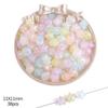 Sinfonia Acrílico Colorido Estrela de Cinco Pontas Coração de Pêssego Contas DIY Feito à Mão Pulseira Colar Joias Brincos Acessórios Material
