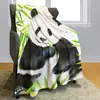 Amazon Animal Panda Cobertor Cobertor de Soneca Cobertor de Flanela para Escritório Cobertor Fofo para Ar Condicionado