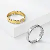 Anillo de Acero de Titanio con Forma de Corazón Lleno de Diamantes de Estilo Europeo y Americano de Moda para Mujer, Único y Elegante, Joyería de Anillo de Cola de Lujo Ligero