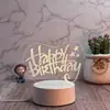 Luz de Noche Creativa 3D Logo Personalizado Regalo para Niños Regalo de Año Nuevo Luz de Noche Luz de Ambiente Luz de Noche Acrílica