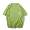 Moda para Hombre Tallas Grandes Gordito Manga Corta Moda Personalidad Estampado de Letras Holgado Extra Grande Top de Media Manga T8838