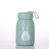 Taza de Vidrio de Conejo Linda con Texto Impreso, Taza Promocional para Eventos de Apertura, Regalo con Código QR, Pequeño Regalo Promocional Creativo, Logo en Verde