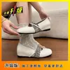 Sapatos de salto alto para pessoas baixas estilo balé francês, sapatos de sola única para uso externo, sapatos Mary Jane prateados versáteis e da moda, novidade de verão 2026
