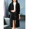 Nuevo Suéter de Punto Estilo Coreano de Longitud Media Talla Grande para Madres Otoño/Invierno 2026, Abrigo Cardigan Grueso Otoño/Invierno para Mujeres