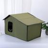 Nido impermeable para mascotas al aire libre tienda a prueba de frío nido de gato nido de perro tela Oxford cama para mascotas extraíble y lavable casa para gatos callejeros nido de gato