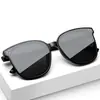 Gafas de Sol Polarizadas Gm, Protección Uv, Gafas de Sol para Conducir, Estilo de Celebridad de Internet, Gafas de Sol con Bisagra Metálica Vertical