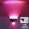 Lámpara de pared LED triangular creativa moderna para sala de estar, dormitorio, mesita de noche, fondo, pasillo, KTV, color, envío gratis