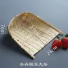 Productos Tejidos de Bambú Hechos a Mano Criba de Bambú Cesta de Bambú Bandeja para Dim Sum Paleta Recogedora Redonda Tejida para el Hogar Cesta de Almacenamiento Fruta Qin Xuan