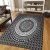 Temu SHEIN Felpudo Mandala Flor de Anacardo Felpudo Decorativo Felpudo con Impresión Digital JIT
