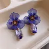Collar Exagerado Europeo y Americano de Doble Capa con Borla de Lágrima de Diamante Incrustado de Flores, Cadena para Suéter de Lujo Ligero de Alta Gama, Joyería de Moda y Única