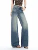 Jeans de Alta Gama para Mujer, Nueva Colección de Otoño, Estilo Casual Moda Y2K, Pantalones de Pierna Recta, Pantalones de Pierna Ancha Lavado Vintage, Venta al por Mayor