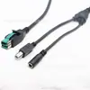 Adaptador USB Alimentado por 12V Conector Hembra Dc5.5*2.1 + Cable de Conexión de Alimentación Usb Bm Ibmpos 3m