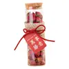 Botella Pequeña Fresca de Deseos Botella de Vidrio de Corcho Mori Tubo de Ensayo Botella Pequeña Caja de Dulces Transparente Caja de Dulces Regalo a Mano