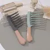 Peine para Cabello Esponjoso, Peine de Bobina de Mosquitos Hueco para Mujeres con Cabello Largo, Cabello Rizado, Peine de Costillas, Peine Curvo Grande, Peine de Masaje