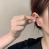 Plato de Incienso para Mosquitos Clip para la Oreja Sin Agujeros en la Oreja Sentido Avanzado Temperamento Simple Aretes de Joker Moda de Lujo Ligero Aretes Indoloros al Mayoreo