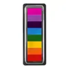 Tinta de 8 Colores Almohadilla de Tinta Tira de Gradiente de Color Arcoíris Sello Pintura de Dedos para Colorear Infantil Pintura Ecológica Bebé Bricolaje