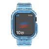 Correa de repuesto transparente Glaciar para Apple iWatch 8 SE con funda protectora, nueva Creative 10S9 generación 7
