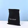 Bolsas de Lona Negras con Cordón Hechas a Medida por el Fabricante con Impresión de Logo, Bolsas de Algodón con Cordón para Guardar Joyas para Empaque de Regalo, Hechas a Medida