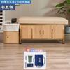 Salón de Peluquería Estilo Chino Cama para Champú de Madera Maciza Salón de Belleza Peluquería Tienda Limpieza de Oídos Tienda Lavabo de Cerámica Cama de Terapia para la Cabeza Circulación de Agua Vaporización