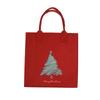 Empaque de Regalo de Navidad, Bolsa Tote de Fieltro para Vacaciones, Bolsa de Fieltro Estampada Simple para Souvenir Decorativo, Personalización de Bolsa Tote