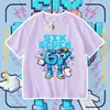 2026 Transfronteiriço Roubar um Cérebro Podre Cérebro Podre #67 Camiseta de Manga Curta para Meninos e Meninas Camiseta Básica Casual