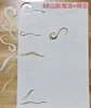 Cartón para envolver flores accesorios para el cabello bolsa de papel con dibujos accesorios papel adhesivo plantilla de papel casera cartón blanco corte de flores broche