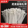 Fornecimento direto da fábrica de instrumentos duplos abraçadeira de nylon grande série 10 abraçadeira de plástico fivela de abraçadeira tira de amarração fixa