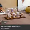 Color Nogal Caja Misteriosa Soporte de Exhibición de Almacenamiento Estante para Figuras Entrada Adorno Pequeño Organizador de Niveles