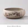 Lavador de Chá de Cerâmica Dehua Jar de Caneca de Chá de Grés Grande Acessórios para Conjunto de Chá Kung Fu Jarra para Borra de Chá Jarra Lavador de Chá de Areia Roxa