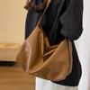 Bolsa Feminina de Grande Capacidade para o Outono, Versátil 2026 Nova Moda Bolsa de Ombro Transversal, Bolsa Tote Acolchoada Texturizada para o Dia a Dia