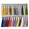 Venta al por mayor del fabricante Nudo chino Borla Borla Marcador de libros Borla pequeña Muestra Se puede usar para hacer varios estilos de Accesorios de borlas